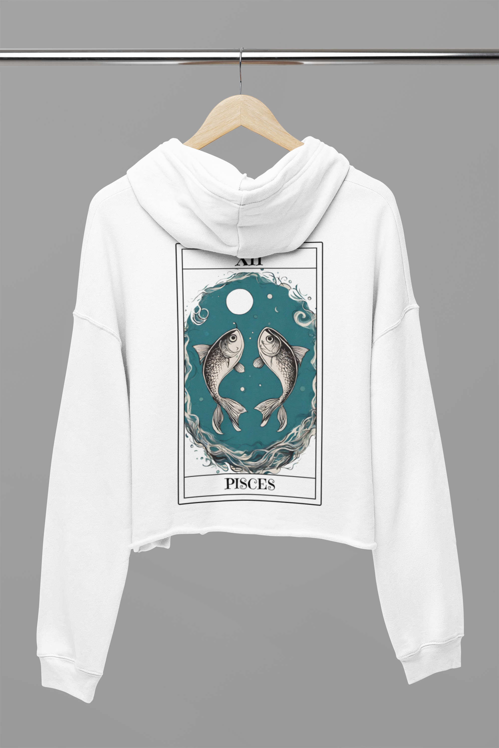 Astro Tarot Cropped Hoodie